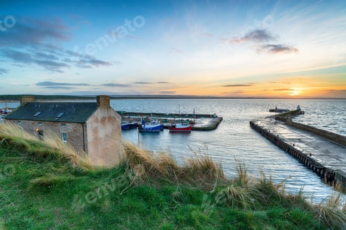 Preview: Sunset at Burghead in Scotland