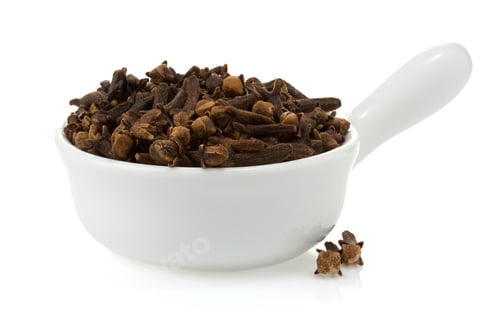 Preview: clove spices isolated on white