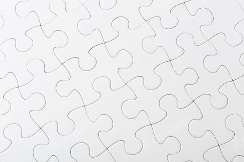 Preview: Completed white puzzle
