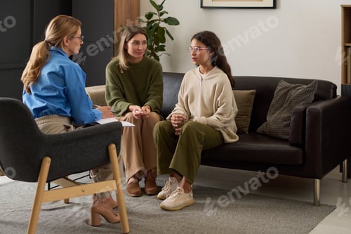 Preview: Teenage Girl Sharing Mental Health Problems with Therapist
