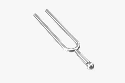 Visualização: Garfo de afinação de precisão: instrumento musical