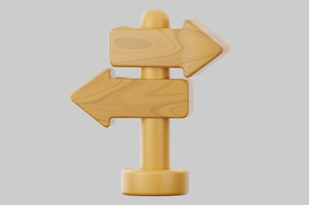 Preview: Signpost with Two Arrows