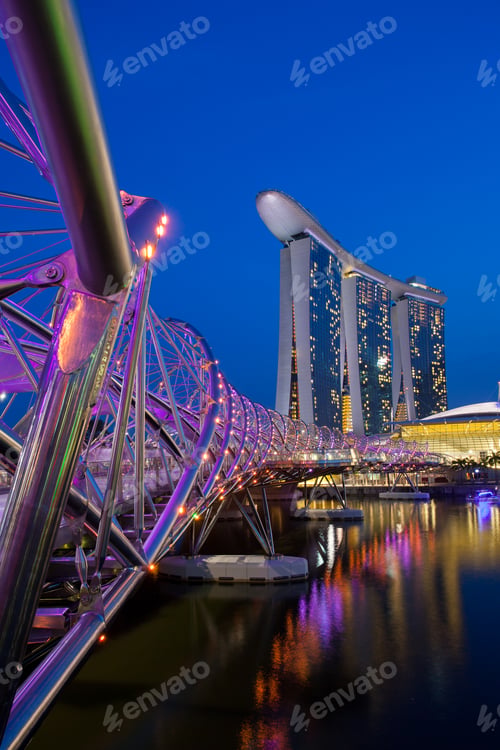 Preview: Marina Bay Sands Complex at Night