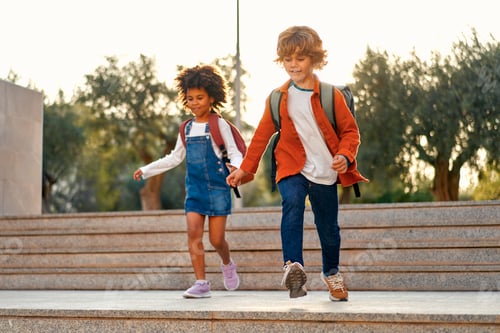 Preview: School children on the street