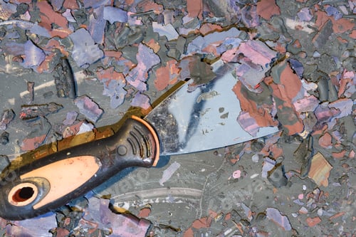 Preview: Background Weathered Paint Cracked- Destroyed Texture. Distress Surface- Abstract Pattern