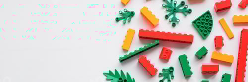 Preview: building sets colorful constructor set for children .Multicolored plastic building blocks of the