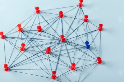 Preview: Network with pins