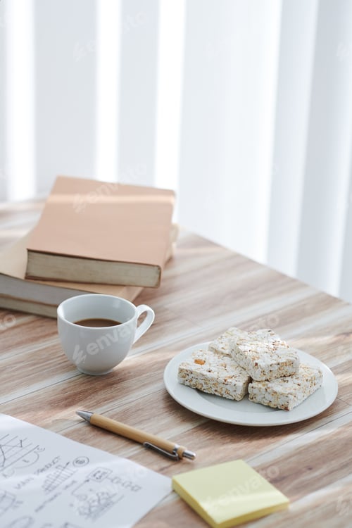Preview: Coffee Break at Office Table
