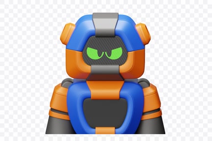 Preview: Futuristic Robot Avatar Dual Tone