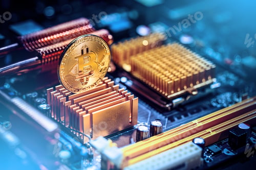 Preview: Gold bitcoin coin