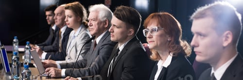 Preview: Scientists during science conference