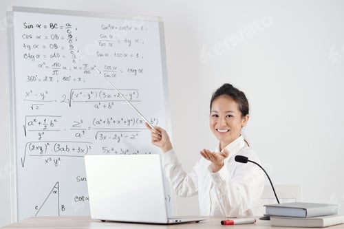 Preview: Woman Teaching Online Lesson