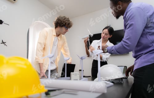 Preview: Group of multi-national team of architects and designers is meeting to brainstorm designs