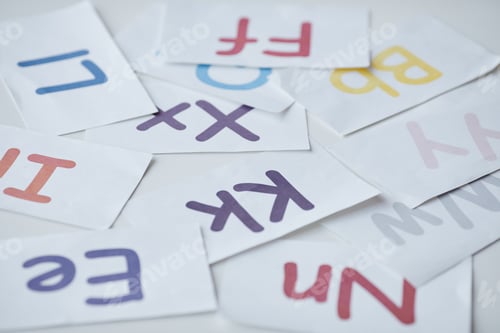 Preview: Cards with English alphabets