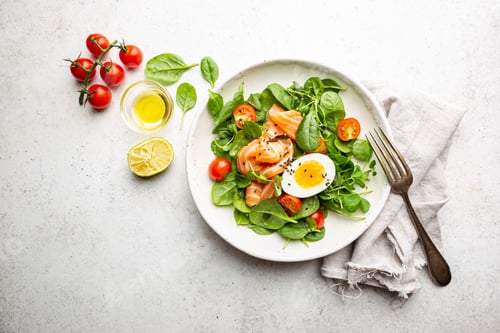 Preview: Healthy home made salad.