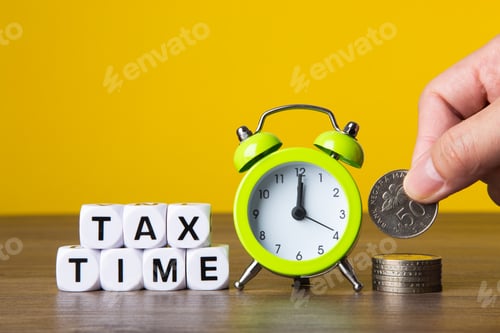 Preview: Time For Taxes Reminder Concept