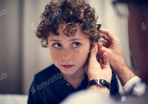 Preview: Young having his ears checked