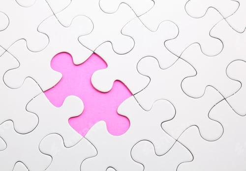 Preview: puzzle with missing piece