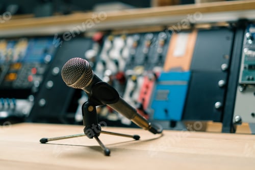 Preview: professional sound recording studio equalizer microphone sound engineer sound recording equipment