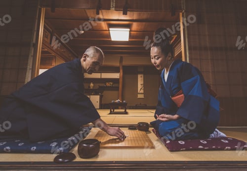 Preview: Senior couple lifestyle moments in a traditional japanese house