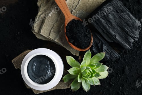Preview: Beauty and skin care, cosmetic and charcoal