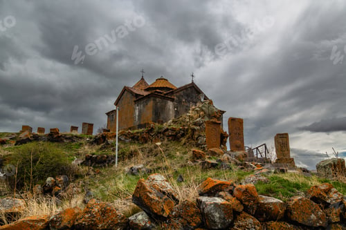 Preview: Hayravank Monastery on coast of Sevan Lake in Armenia