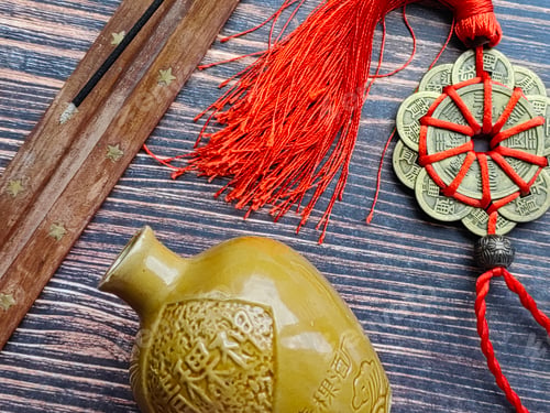Preview: traditional oriental custom, incense and oils