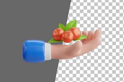 Preview: Berries 3D Icon