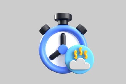 Preview: Urgent deadline weather cartoon icon