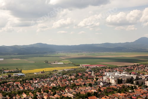 Preview: Beautiful mountain city in the spring