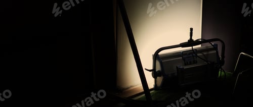 Preview: Film light for video production camera in studio set or Use as studio photo shoot light