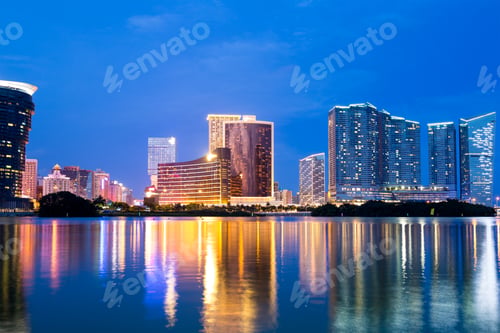 Preview: Macao cityscape at night