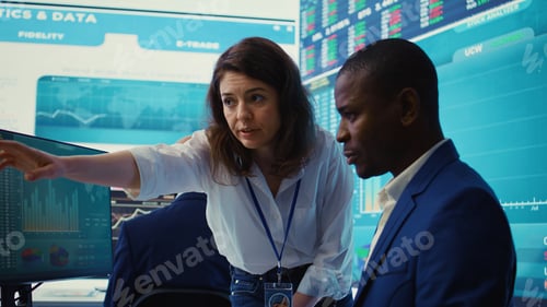 Preview: Project manager ensuring productivity and efficiency in creating annual reports