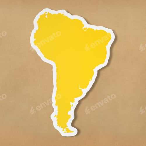 Preview: Blank map of South America