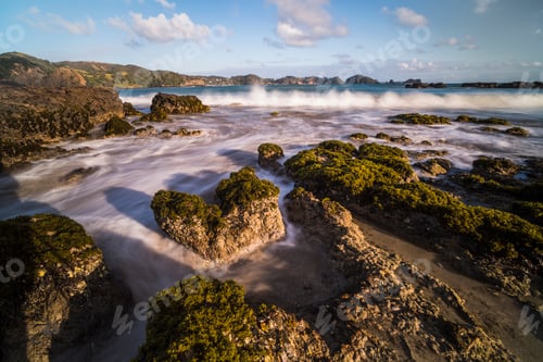 Preview: Otamure Bay at sunrise, Whananaki, Northland Region, North Island, New Zealand