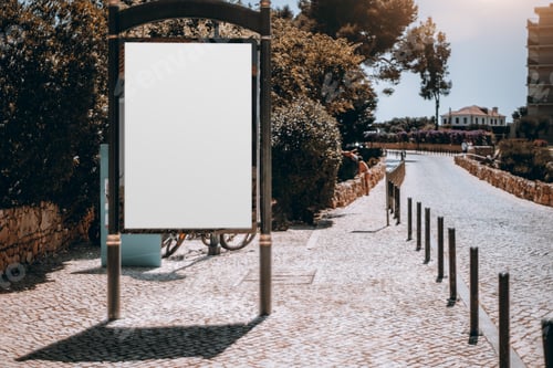 Preview: Outdoor advert placeholder template