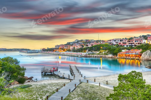Preview: Astonishing view of Porto Cervo at sunset