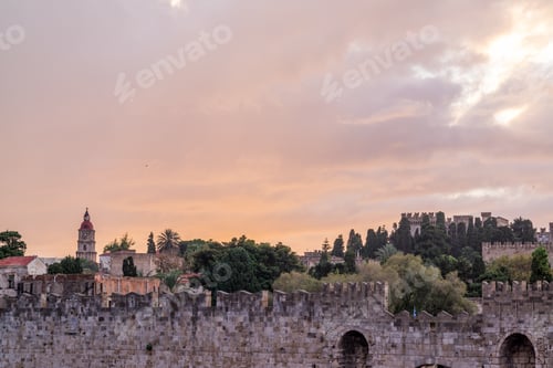 Preview: Medieval Castle of the Knights old town of Rhodes Island