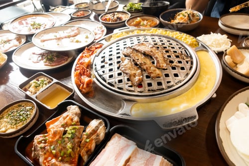 Preview: Korean Style Grill With Side Dishes