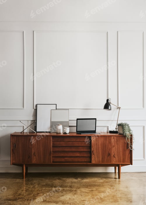 Preview: Mid century modern living room