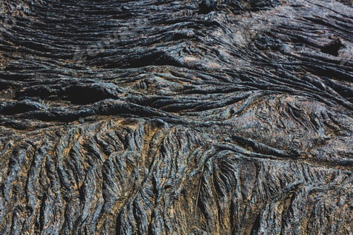 Preview: Cool textures of cooled lava rock formations in Iceland