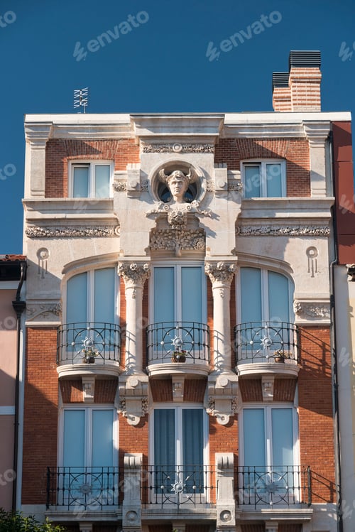 Preview: Burgos (Spain): historic building in Plaza Mayor