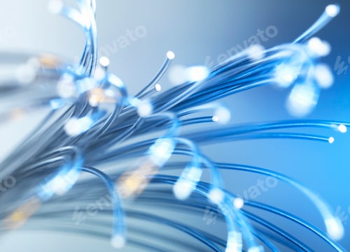 Preview: Bundle of fibre optic cables