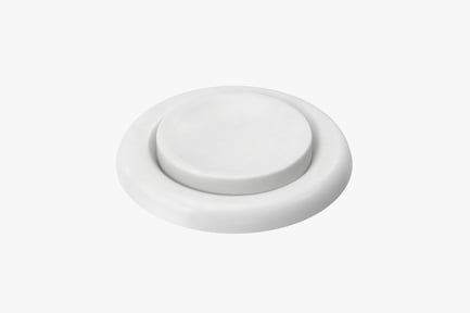 White Round Push Button