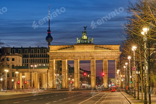 Preview: The famous Brandenburg Gate in Berlin