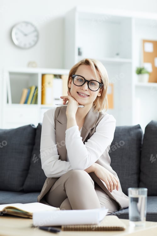 Counselor in office