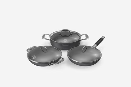 Preview: Nonstick Cookware Set with Lids