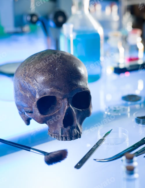 Preview: ancient human skull