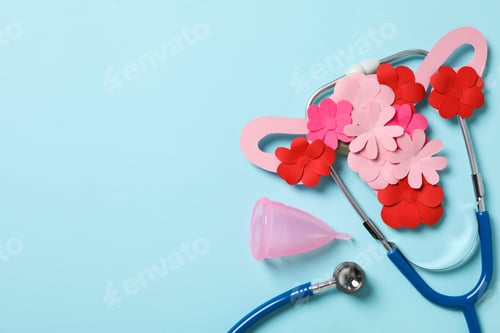 Preview: Women's health and women's healthcare concept with uterus