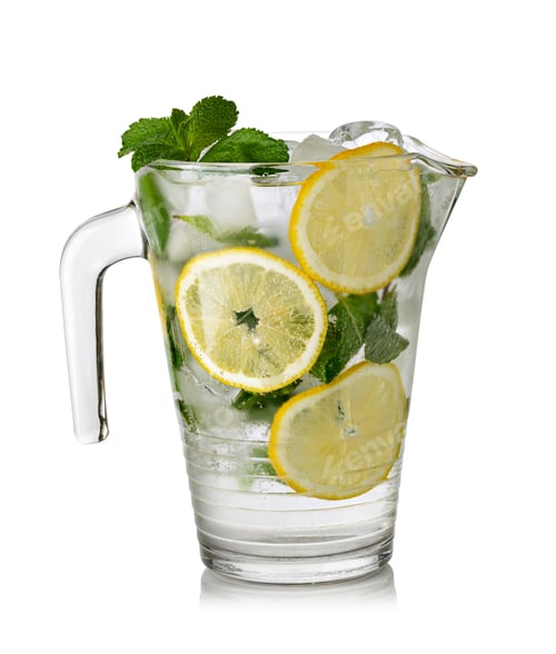 Preview: Lemonade Pitcher Refreshment with Mint and Ice Cubes